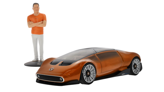 Set Vision One-Eleven con statuetta, Showcar scala 1:18