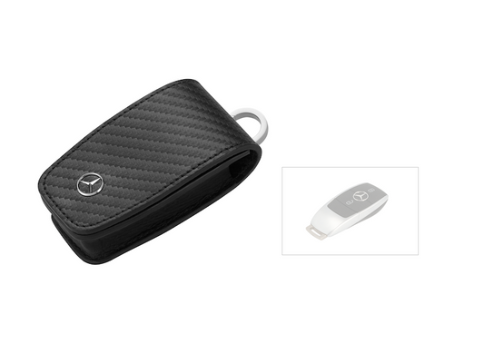 Custodia portachiavi Mercedes-Benz Pelle Carbon Look