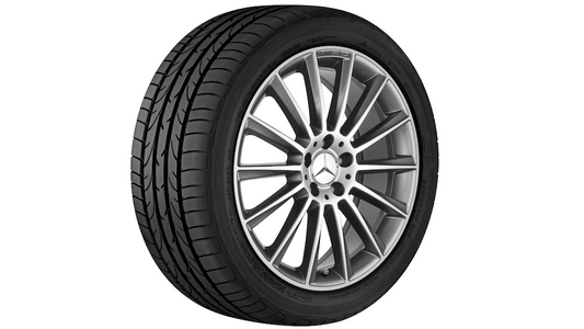Cerchio a razze AMG, 48,3 cm (19 pollici), con tornitura a specchio Classe C serie A205 | C205 | S205 |  W205 ASSE POSTERIORE