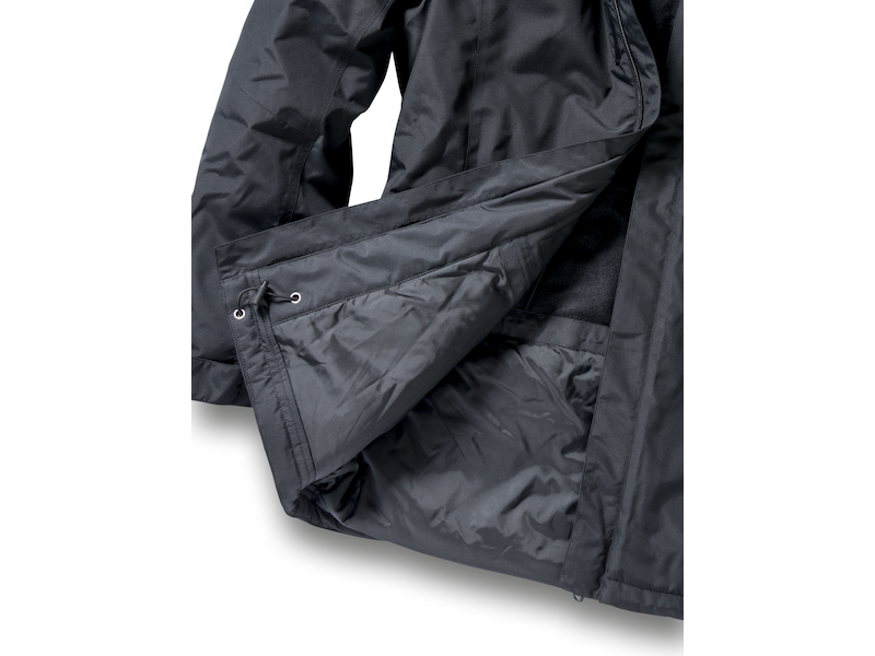 Parka Invernale Uomo Mercedes-Benz Nero Antivento con Cappuccio - Prodotto Ufficiale