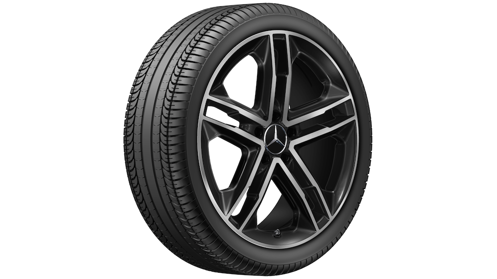 Cerchio a 5 doppie razze, 48,3 cm (19 pollici) Tornitura a specchio CLA | Classe A | Classe B