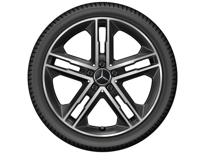 Cerchio a 5 doppie razze, 48,3 cm (19 pollici) Tornitura a specchio CLA | Classe A | Classe B