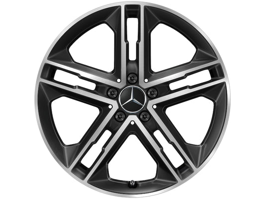 Cerchio a 5 doppie razze, 48,3 cm (19 pollici) Tornitura a specchio CLA | Classe A | Classe B