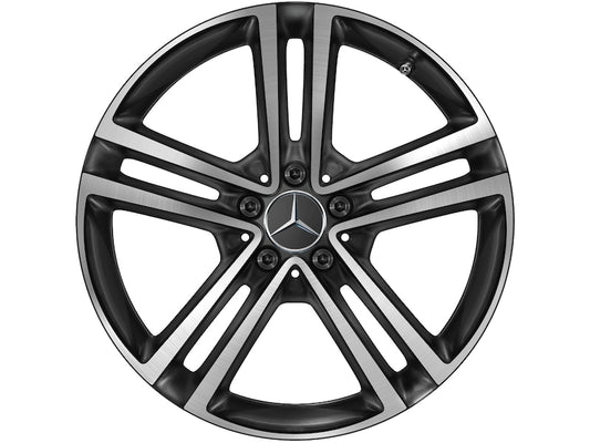 Cerchio a 5 doppie razze, 48,3 cm (19 pollici), Tornitura a specchio Classe E | GLC