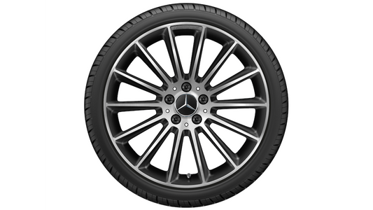 Cerchio a razze AMG, 48,3 cm (19 pollici), Tornitura a specchio CLA C118 X118