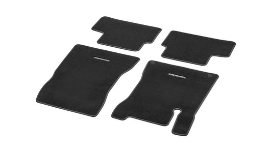 Set 4 Tappetini Mercedes-Benz in velluto CLASSIC Classe B H247 W247 | GLA W247 H247 cucitura grigio medio