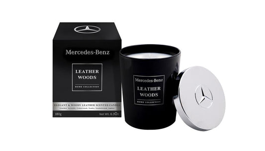Leather Woods Scented Candle 180 g