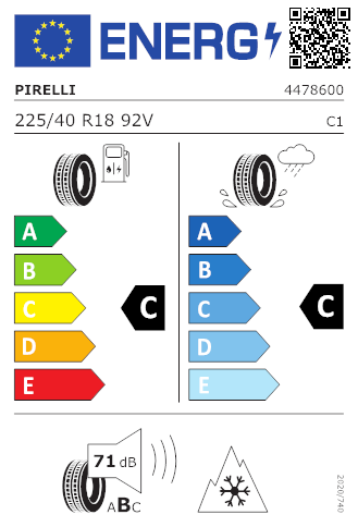 Pirelli 225/40R18 92V XL PWR-WT