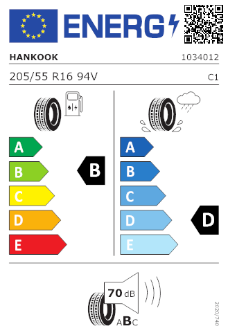 Hankook 205/55R16V xl Ion st als als als