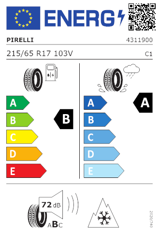 PIRELLI 215/65R17 103V XL CNTSF3