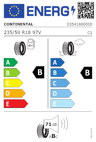 CONTINENTAL 235/50 R18 97V SportContact 5 SUV MO