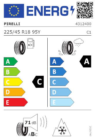 Pirelli 225/45R18 95Y XL CNTTSF3
