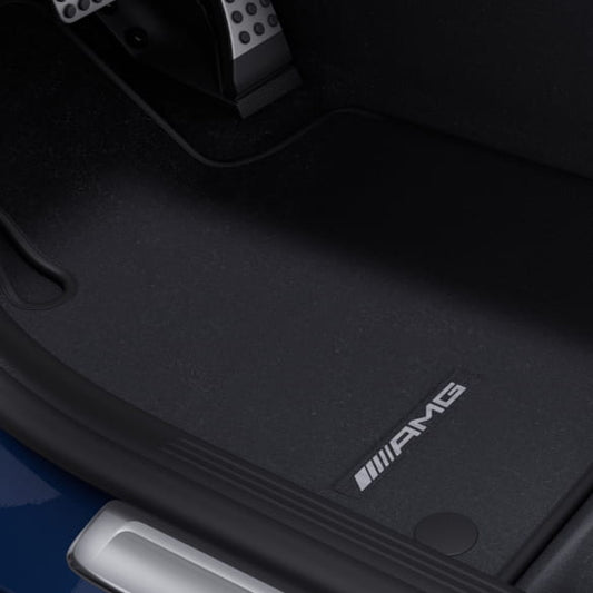 Set 4 Tappetini AMG in Velluto Nero GLC 254