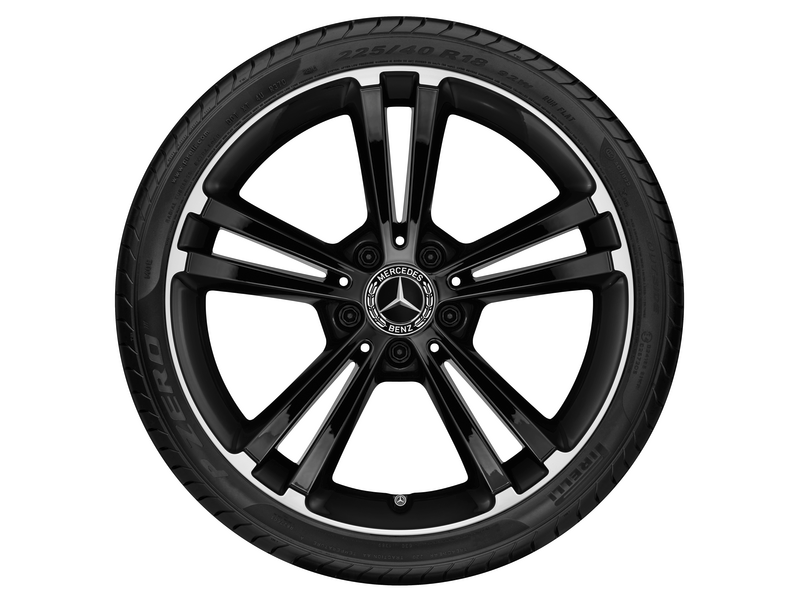 Set di ruote complete Invernali 18'' DOT 3422- Classe CLA (cod. modello vettura: 118) - Classe A (cod. modello vettura: 177) - Classe B (cod. modello vettura: 247)
