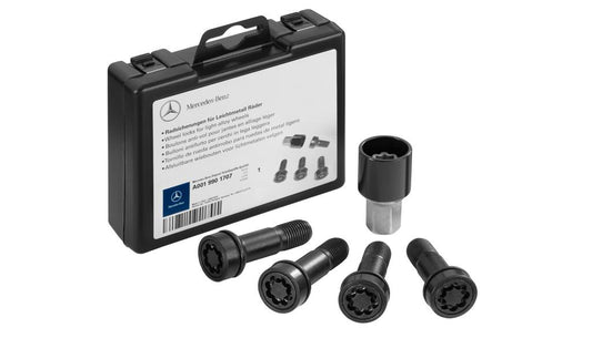 Set di bulloni antifurto Mercedes-Benz, M14 x 1,5 x 45