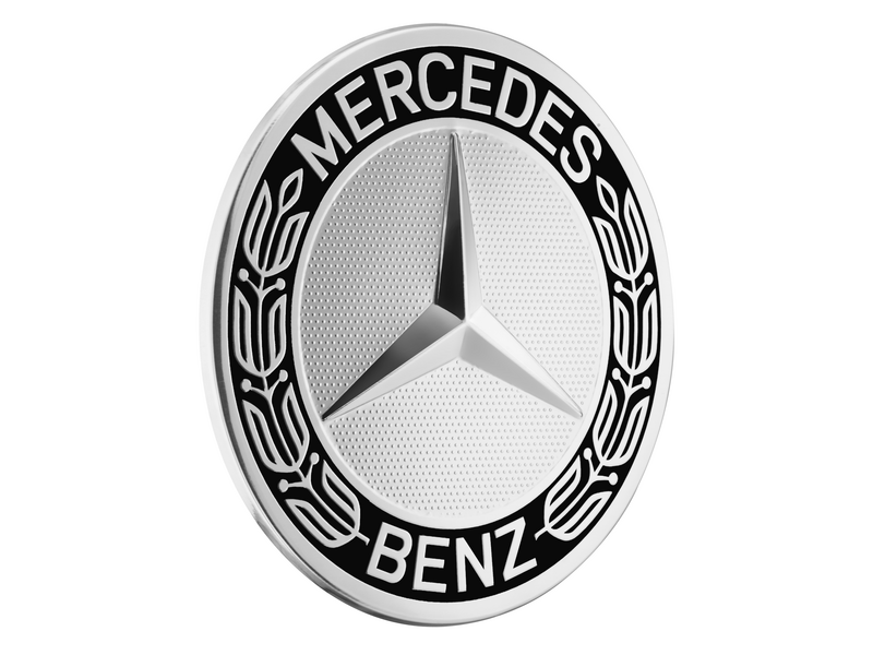 Coprimozzo, Stella con corona d'alloro, design classico Pezzi 1 – Accessori  Mercedes, AMG, smart.