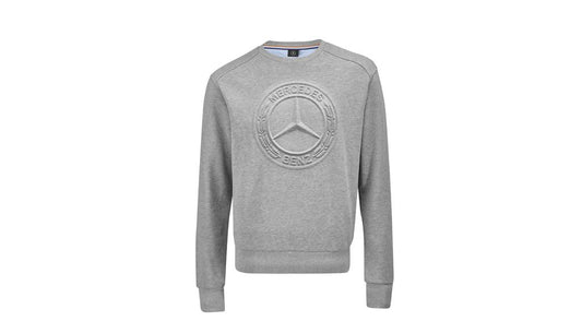Felpa Mercedes grigio mélange