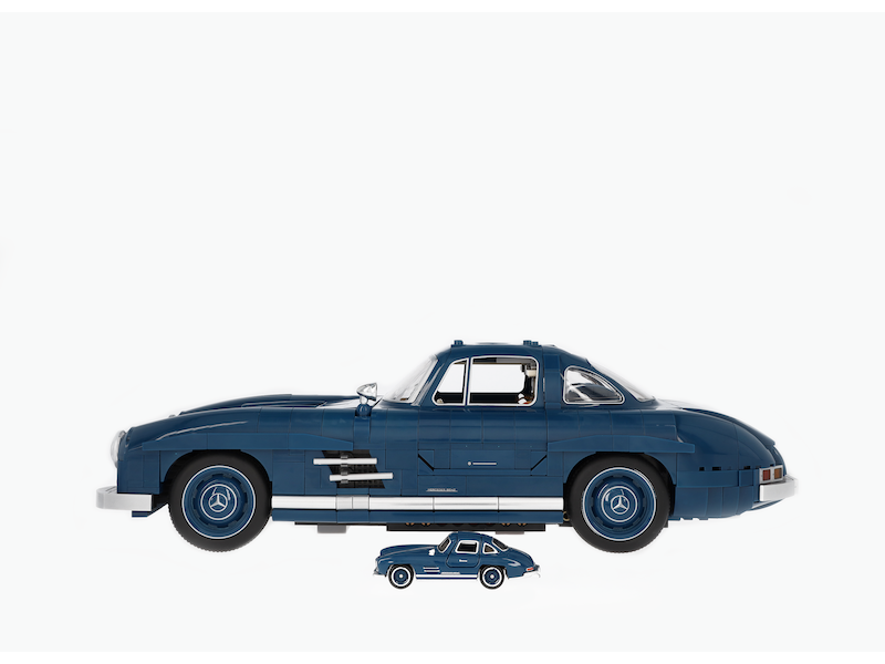 Modellino Mattel in mattoncini Mercedes-Benz 300 SL W 198 (1954-1957)