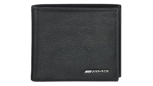 Portafoglio Mercedes-Benz AMG Originale in Pelle Nera con Protezione RFID