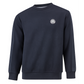 Felpa Unisex Mercedes-Benz blu Navy Modern Fit in Sweat Piqué con Stella - Prodotto Ufficiale