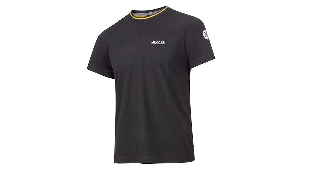T-Shirt Unisex Mercedes-AMG Slim Fit con Logo AMG Storico - Prodotto Ufficiale