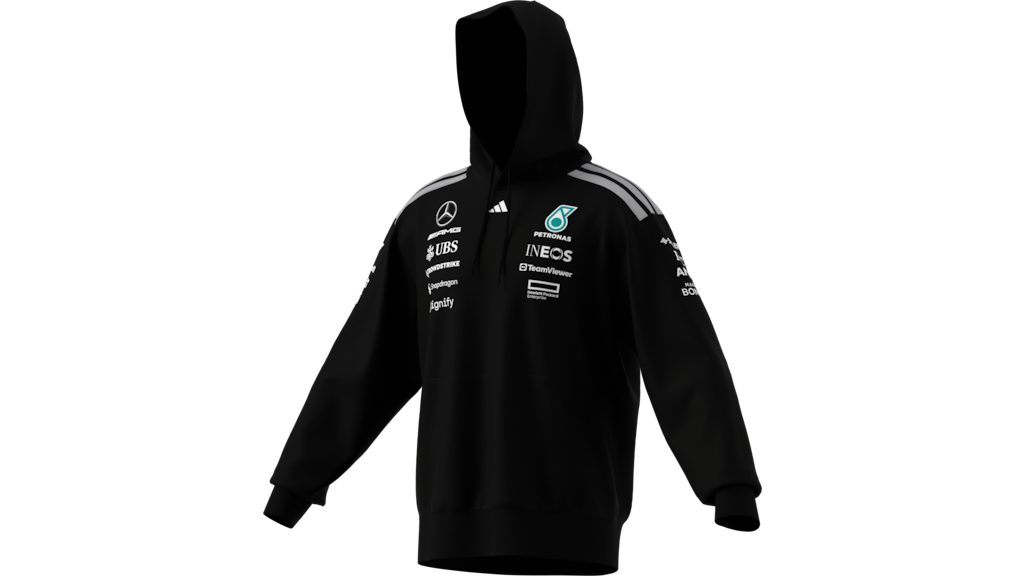 Felpa con Cappuccio Mercedes-AMG Petronas F1 Team Driver 2026 – Prodotto Ufficiale
