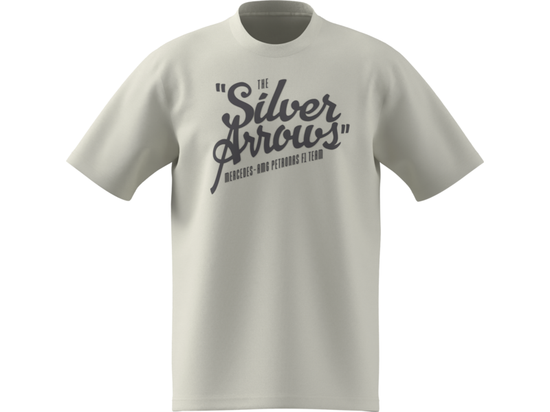 T-shirt Uomo 2026 Mercedes-AMG PETRONAS Formula 1 “Silver Arrows” - Prodotto Ufficiale