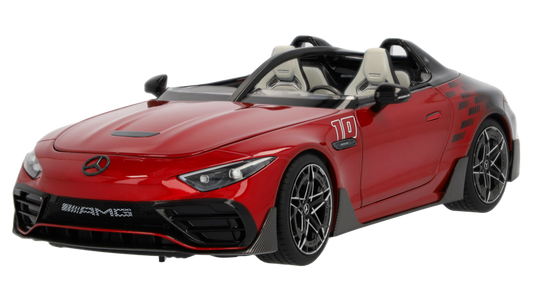 Modellino Mercedes-AMG PureSpeed R232 in Scala 1:18 NZG – Le Mans Red