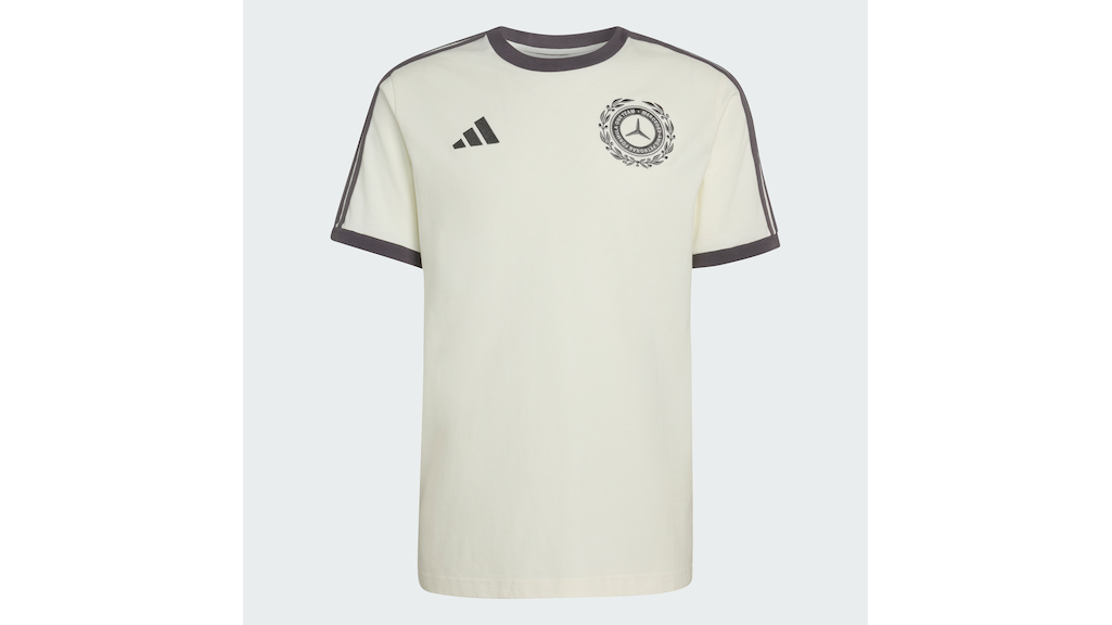 T-Shirt Uomo Ufficiale Mercedes-AMG Petronas Formula One Team 2026 by Adidas – 100% Cotone - Prodotto Ufficiale