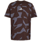 T-shirt Mercedes-AMG Marrone con Stampa Camo e Logo Adidas - Prodotto Ufficiale