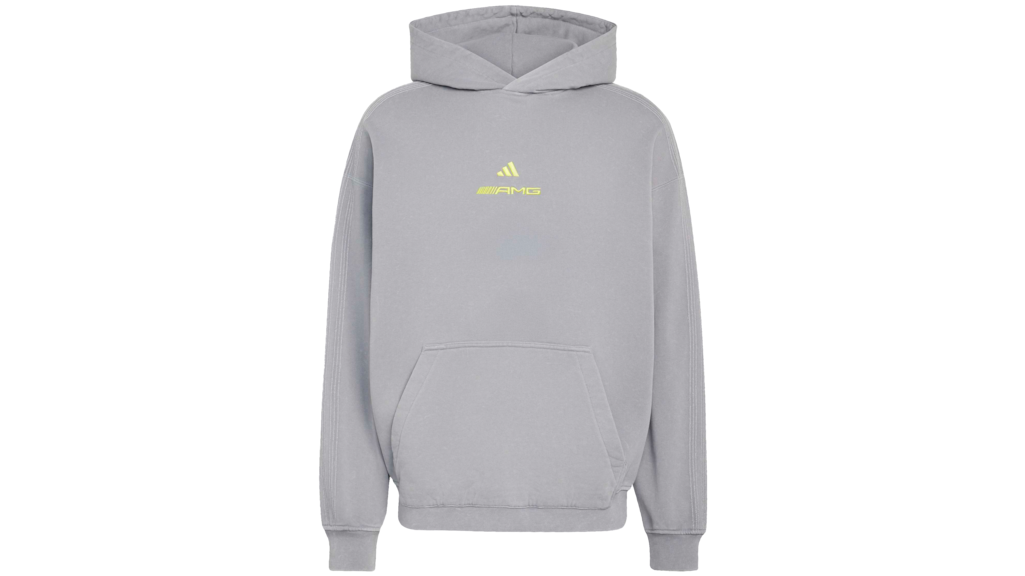 Felpa con Cappuccio Unisex Mercedes-AMG Grigio Chiaro - Prodotto Ufficiale