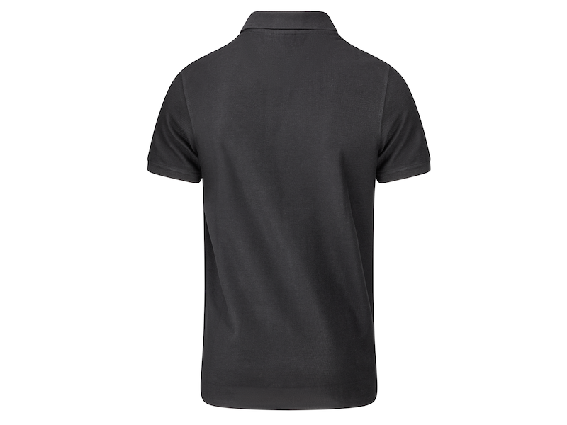 Polo da uomo AMG nera cotone single jersey