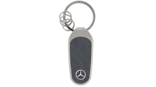 Mercedes-Benz Keychain iz nerjavečega jekla in lesa