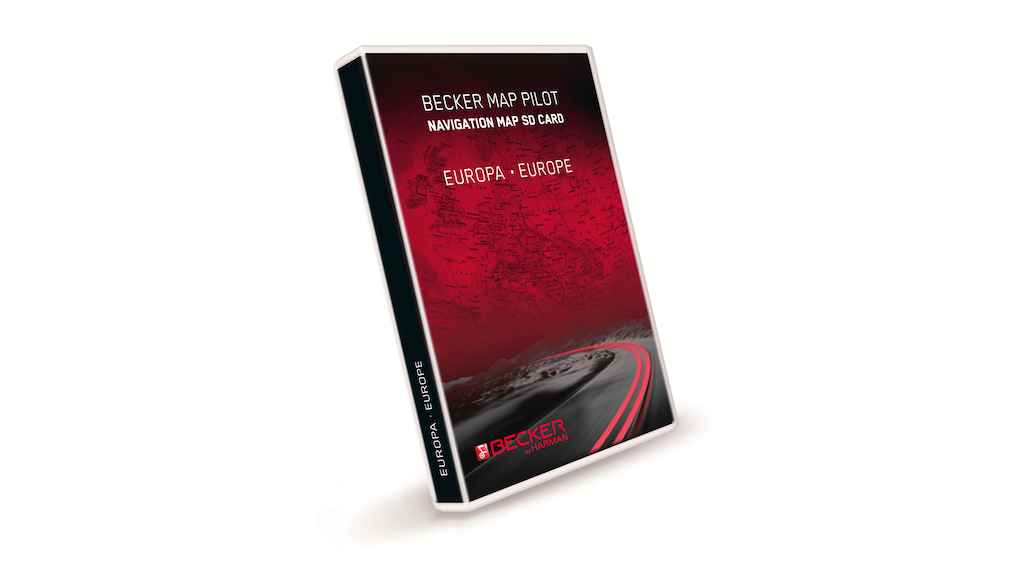 Becker® MAP PILOT, Memory card SD navigazione, Europa, Versione 2022/2023