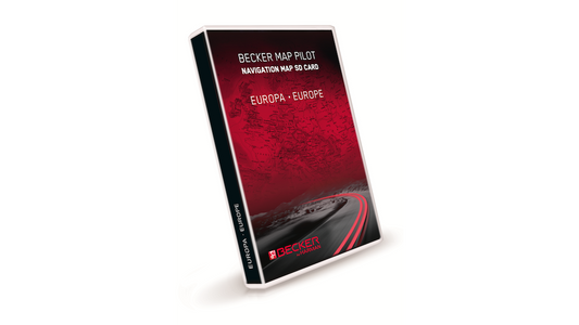Becker® MAP PILOT, Memory card SD navigazione, Europa, Versione 2022/2023