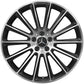 Cerchio a razze Mercedes-Benz AMG 50,8 cm 20 pollici nero lucido Classe E serie 213