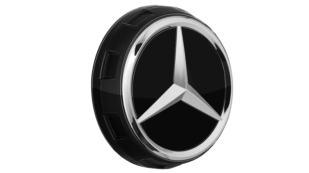 Coprimozzo Originale AMG, con design da chiusura centrale, per diametro del foro di centraggio 71,8 mm