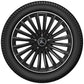 Cerchio in lega AMG 20 pollici Mercedes-Benz nero – razze sportive R20 8,5J ET34,5, bordo tornito a specchio originale
