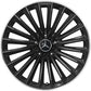 Cerchio in lega AMG 20 pollici Mercedes-Benz nero – razze sportive R20 ET35,5 bordo tornito originale