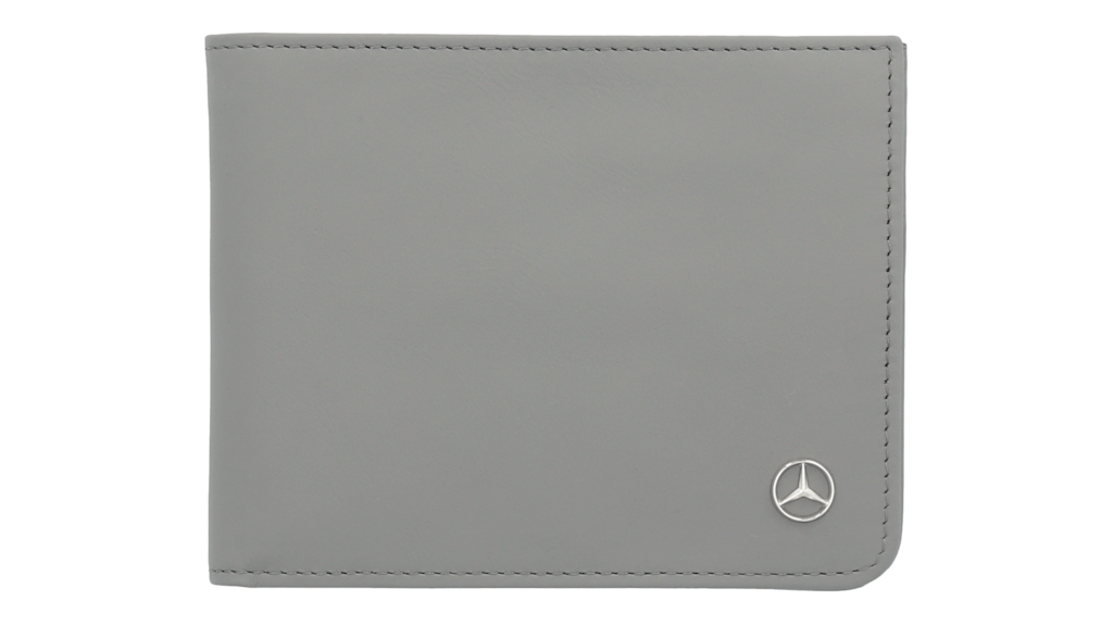 Billetera gris plateado