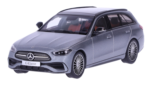 Razred C Station-Wagon AMG Line S206 Siva izbira 1:43 Lestvica