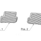 Tappetini posteriori in gomma Dynamic Squares CLE C236 (11/23-)