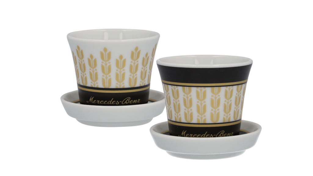 Set 2 Tazzine Espresso Originali Mercedes-Benz by KAHLA (4 Pezzi)