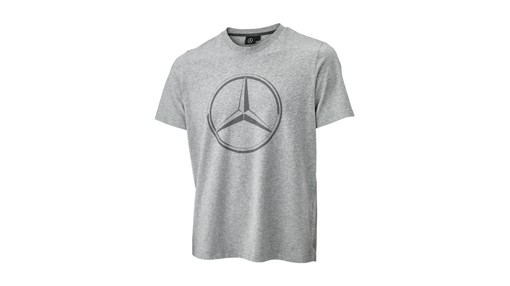 T-Shirt Mercedes-Benz Uomo con Logo Stella - Prodotto Ufficiale