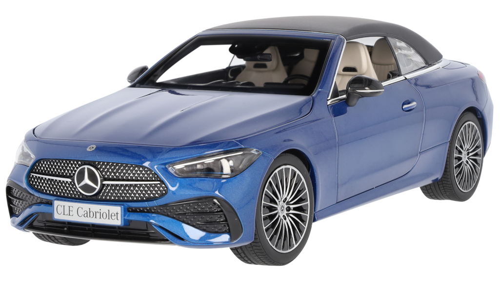 CLE Cabriolet AMG Line A236 blu spettrale scala 1:18