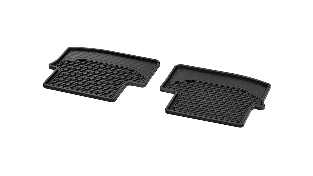 Tappetini posteriori in gomma CLASSIC Classe C 205 (07/18-) | (12/15-06/18)