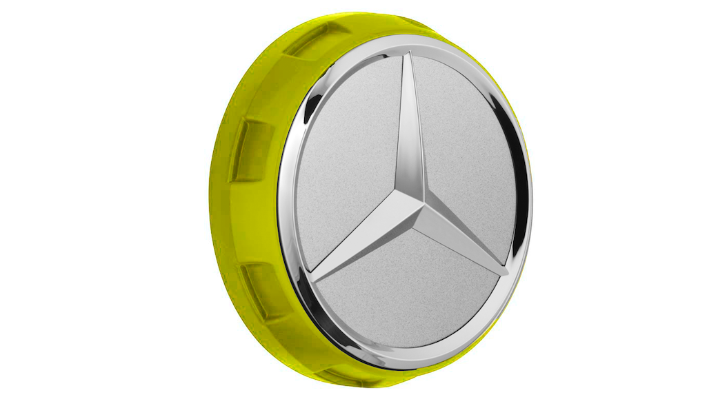 Coprimozzo Originale AMG, con design da chiusura centrale, per diametro del foro di centraggio 71,8 mm