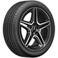 Cerchio in lega AMG 18 pollici Mercedes-Benz nero – 5 doppie razze R18 ET49 originale