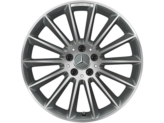 Cerchio a razze AMG, 48,3 cm (19 pollici) Tornitura a specchio CLA | Classe A | Classe B