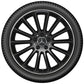 Cerchio in lega AMG 19 pollici Mercedes-Benz nero – razze sportive R19 ET49 bordo tornito originale